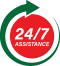 24x7 Assistance