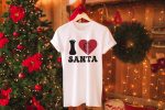 9. Santa Christmas Shirts - White