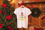 Candy Cane Christmas Shirts - D1 - White