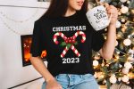 Candy Cane Christmas Shirts - D3 - Mockup