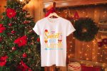 Candy Cane Christmas Shirts - D4 - White