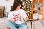 Candy Cane Christmas Shirts - D6 - Mockup