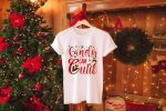 Candy Cane Christmas Shirts - D6 - White