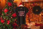 Candy Cane Christmas Shirts - D7 - Black