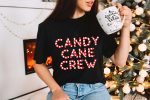 Candy Cane Christmas Shirts - D7 - Mockup