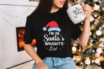 Naughty Christmas Shirts - D3 - Mockup