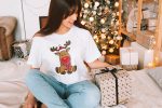 Reindeer Christmas Shirts - D1 - Mockup