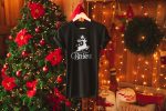 Reindeer Christmas Shirts - D2 - Black
