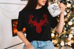 Reindeer Christmas Shirts - D4 - Mockup