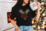 Reindeer Christmas Shirts - D5 - Mockup