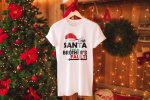 Santa Christmas Shirts - D3 - White
